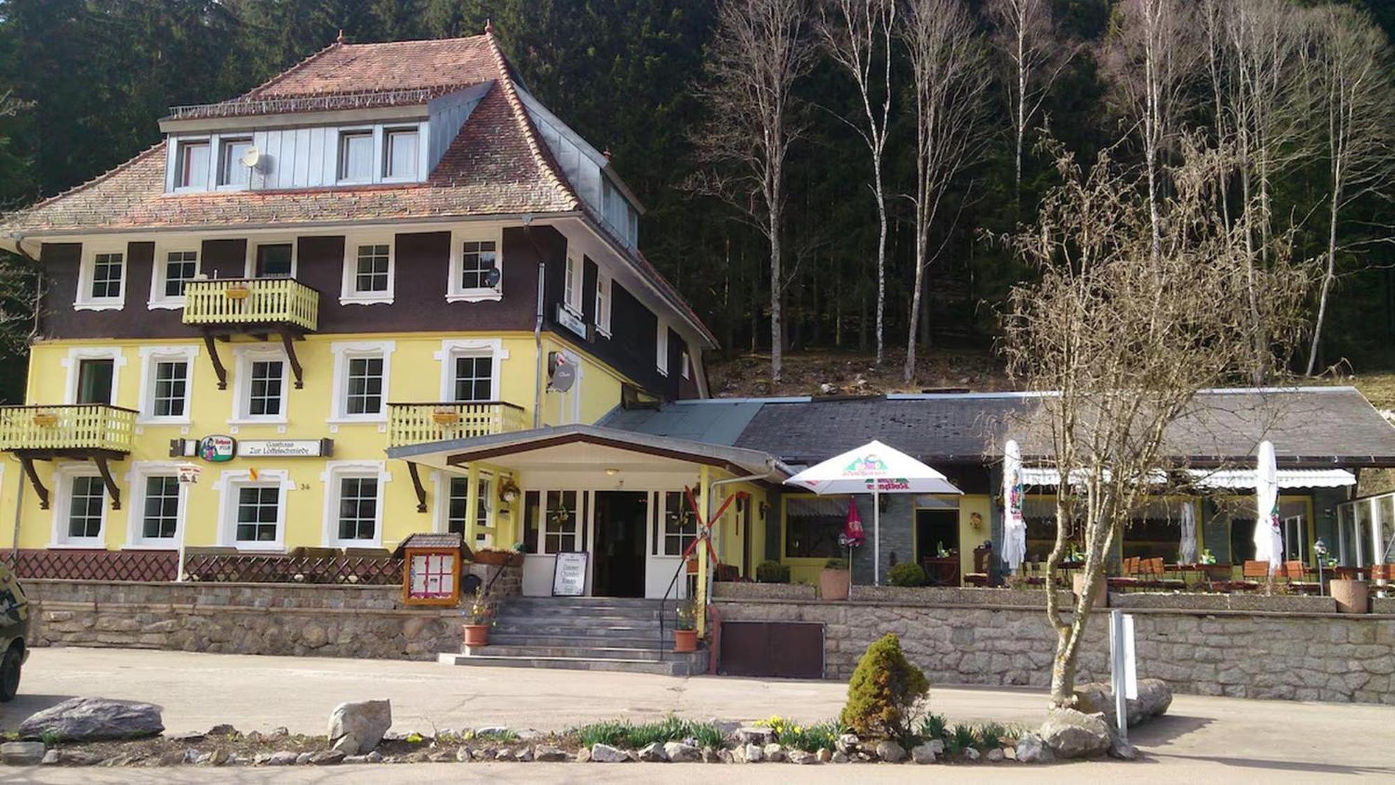 Gasthaus Hotel Loeffelschmiede フェルトベルク エクステリア 写真